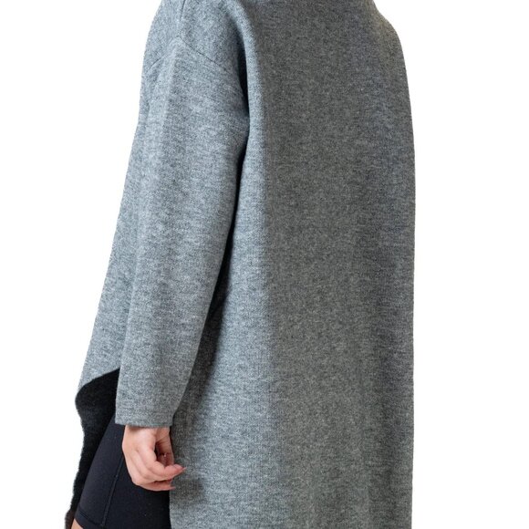 Kate Hewko Asymmetrical Zip Sweater OS - Picture 2 of 5